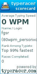 Scorecard for user 80wpm_personxd