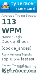 Scorecard for user dookie_shoes