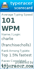 Scorecard for user franchisecholls