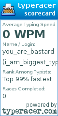 Scorecard for user i_am_biggest_typist_123