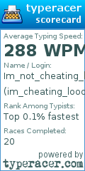 Scorecard for user im_cheating_looool