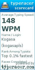 Scorecard for user kogasapls
