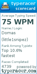Scorecard for user little1snipez