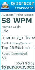 Scorecard for user mommy_milkers69