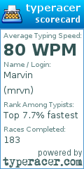 Scorecard for user mrvn