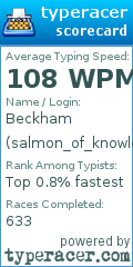 Scorecard for user salmon_of_knowledge