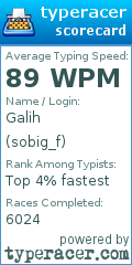 Scorecard for user sobig_f