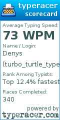 Scorecard for user turbo_turtle_typer