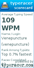 Scorecard for user venepuncture