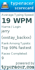 Scorecard for user xxstay_backxx