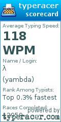 Scorecard for user yambda
